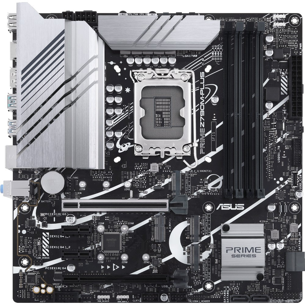 Материнская плата Asus PRIME Z790M-PLUS Micro-ATX, LGA 1700 — фото товара