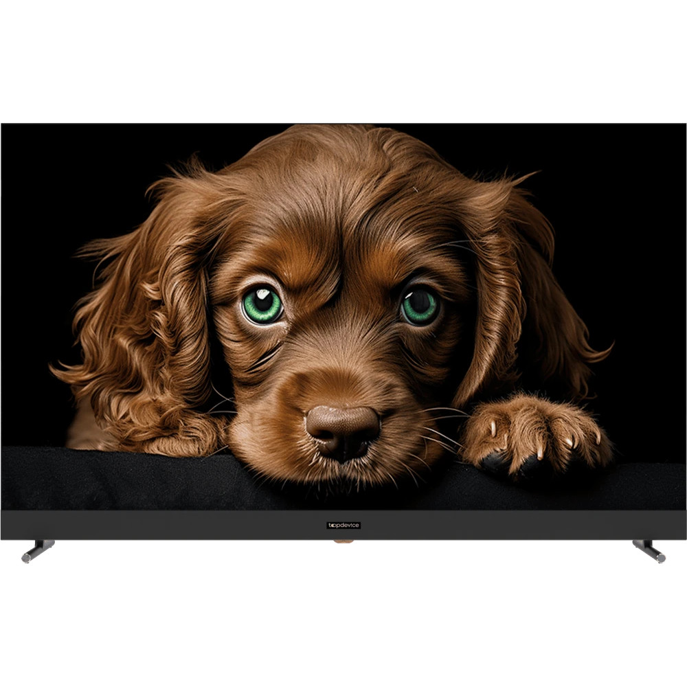 Телевизор Topdevice TDTV55DQ08U Black TDTV55DQ08U_BK 55 ", Smart TV, Черный — фото товара