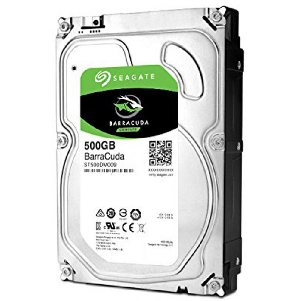 Жесткий диск Seagate BarraCuda 500 GB SATA 3.5" 7200rpm 32Mb ST500DM009 HDD (классические), 500 ГБ, 3.5 дюйма, SATA — фото товара