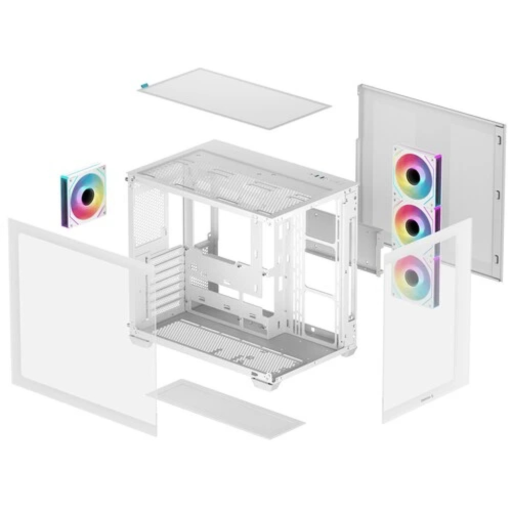 Корпус Deepcool CG530 4F WH R-CG530-WHADA4-G-1 Mid-Tower - миниатюра 5