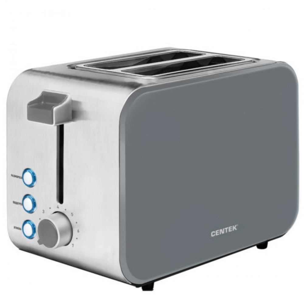 Тостер Centek CT-1422 CT-1422 GRAY 850 Вт — фото товара