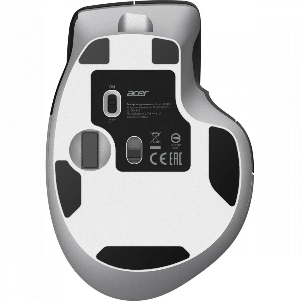 Мышь Acer OMR405 Черный ZL.MCEEE.02V Премиальные, Беспроводная - миниатюра 5