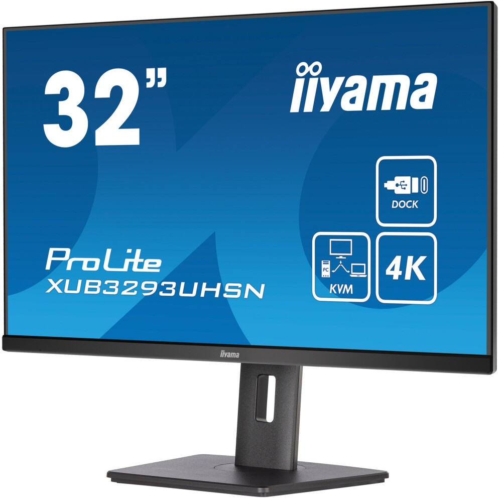 Монитор IIYAMA XUB3293UHSN-B5 31.5 ", IPS, 4K UHD 3840x2160 (16:9), 60 Гц - миниатюра 3