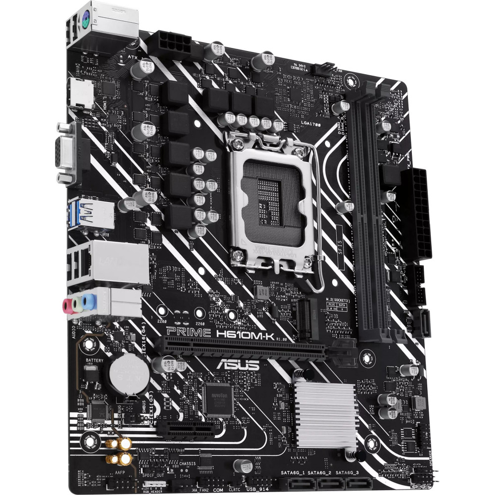 Материнская плата Asus PRIME H610M-K Micro-ATX, LGA 1700 — фото товара