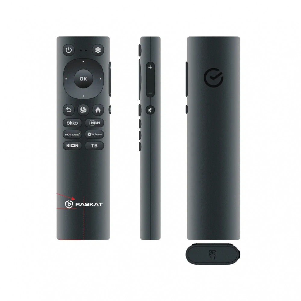 Телевизор Raskat 32H1300B 32 ", Smart TV, Черный - миниатюра 5