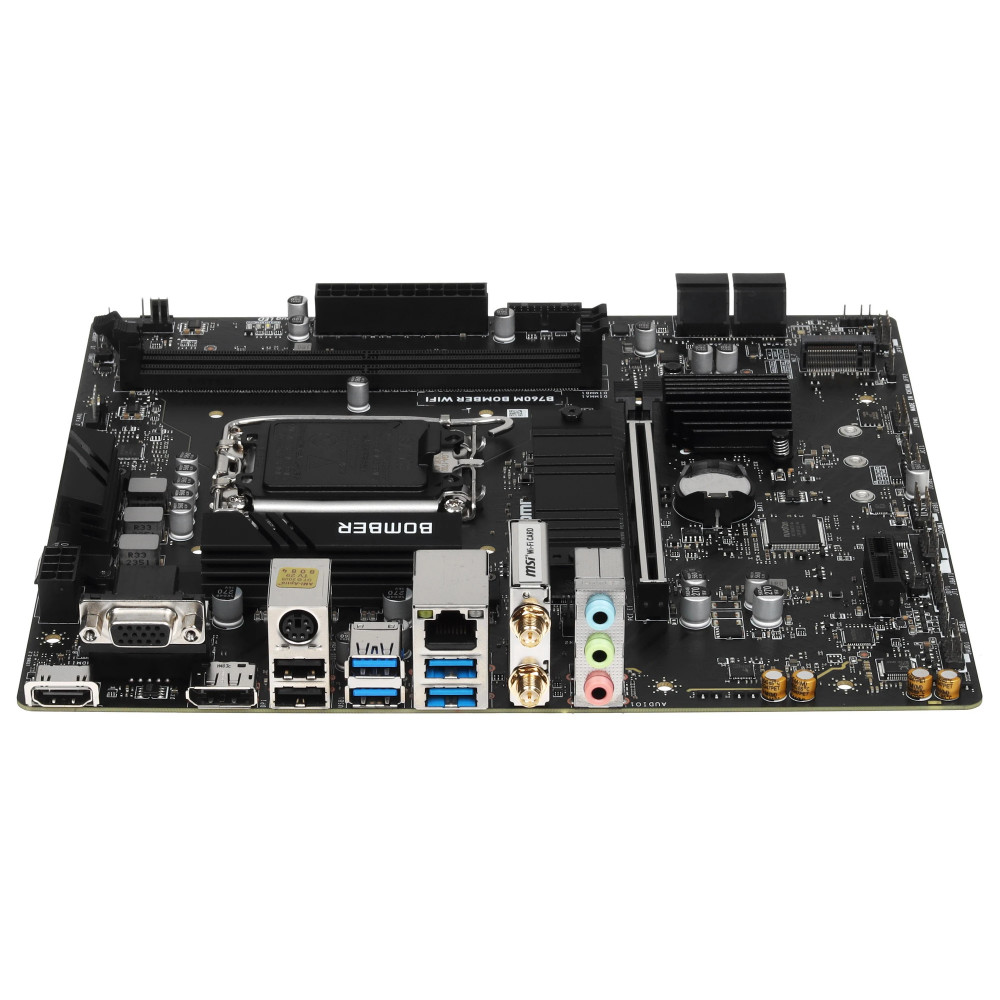 Материнская плата MSI B760M BOMBER WIFI Micro-ATX, LGA 1700 - миниатюра 5