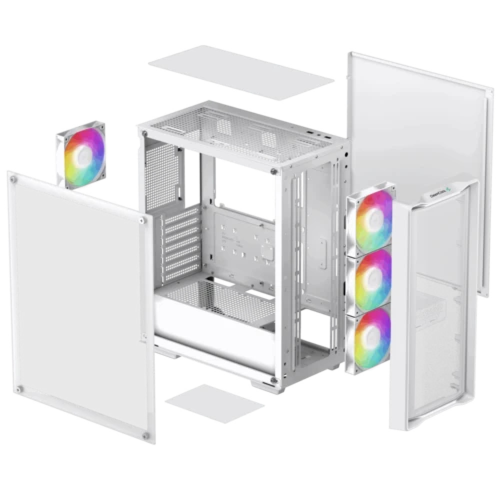 Корпус Deepcool CC560 MESH V2 Белый R-CC560-WHAMA4-G-2 Mid-Tower - миниатюра 5