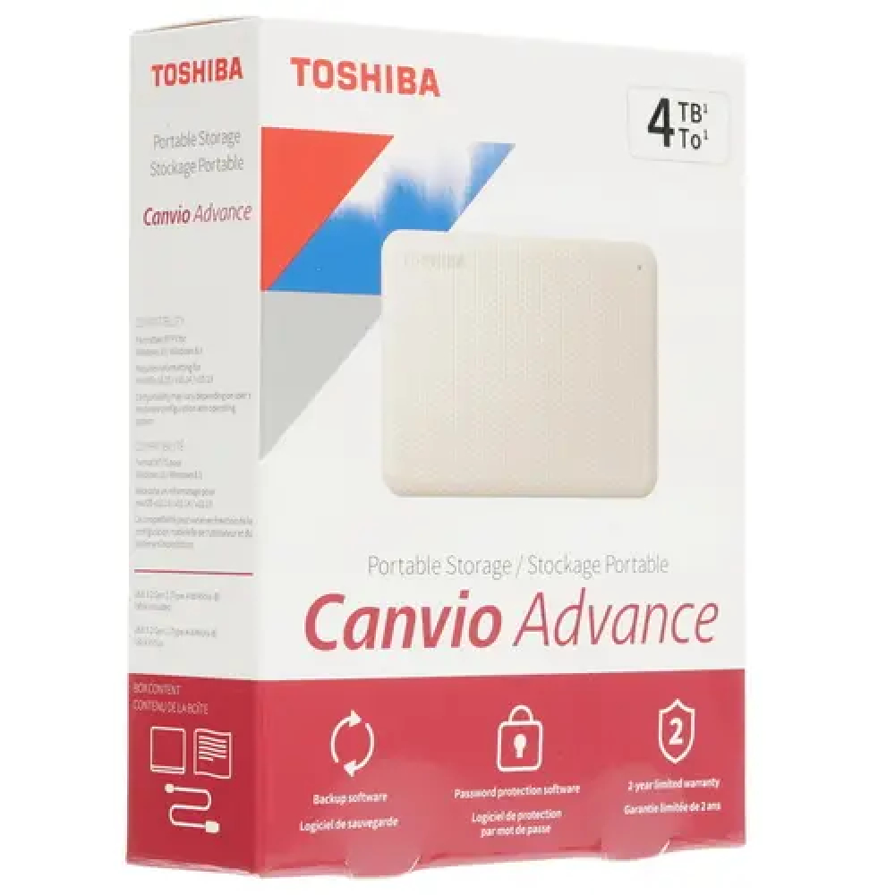 Внешние накопители Toshiba Canvio Advance [HDTCA40EW3CA] 4 ТБ - миниатюра 5