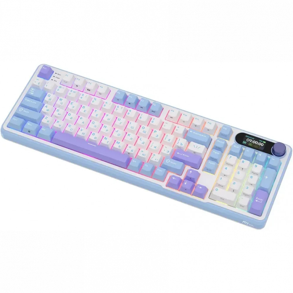 Клавиатура Royal Kludge RK-S98 Taro Milk (Cream Switch) 6977576550632 Беспроводная, Bluetooth - миниатюра 4