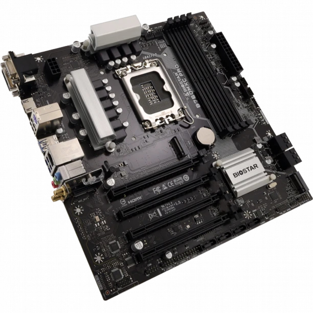 Материнская плата BIOSTAR B760MXC PRO Micro-ATX, LGA 1700 - миниатюра 2
