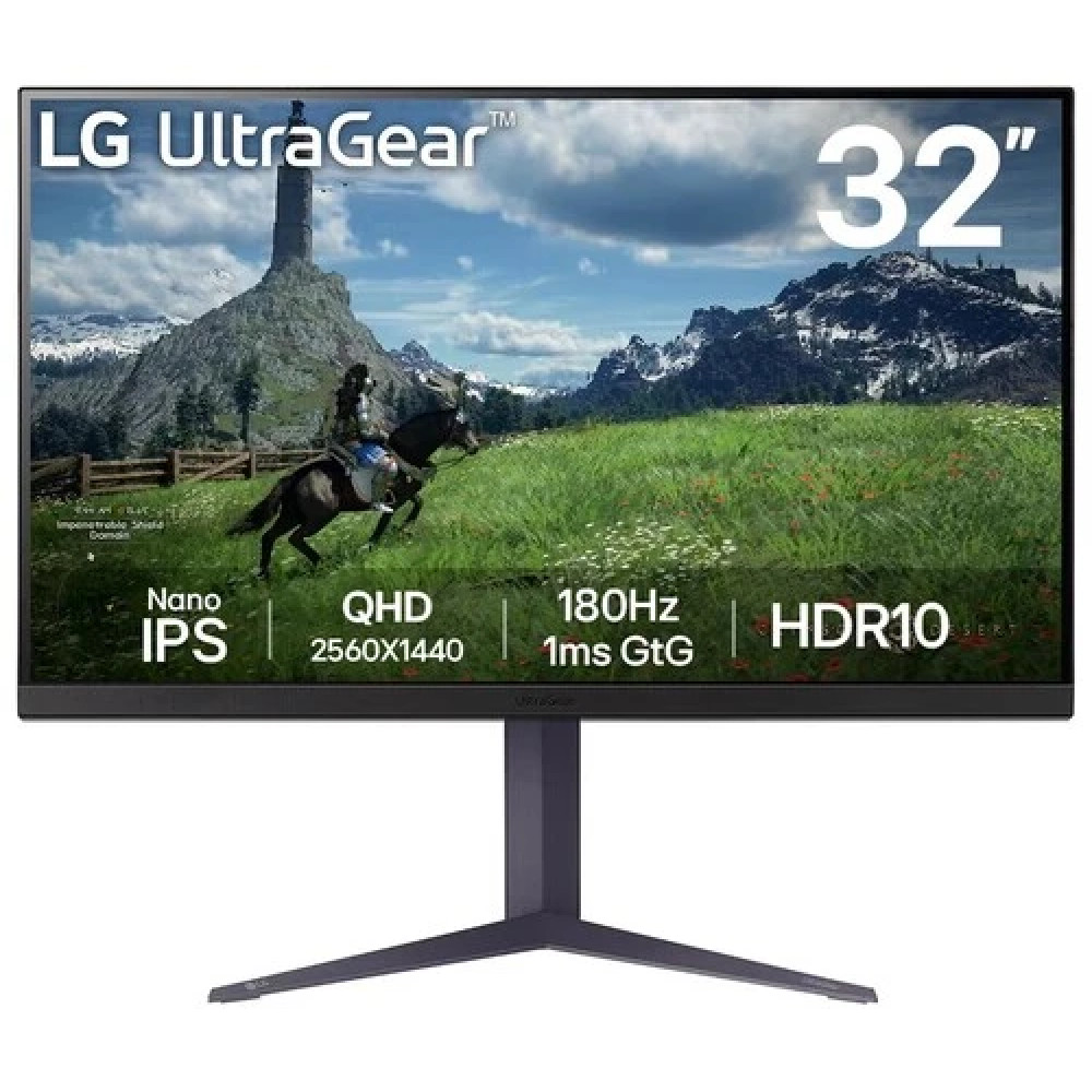 Монитор LG 32GS85Q-B 31.5 ", IPS, Quad HD 2560x1440 (16:9), 180 Гц — фото товара