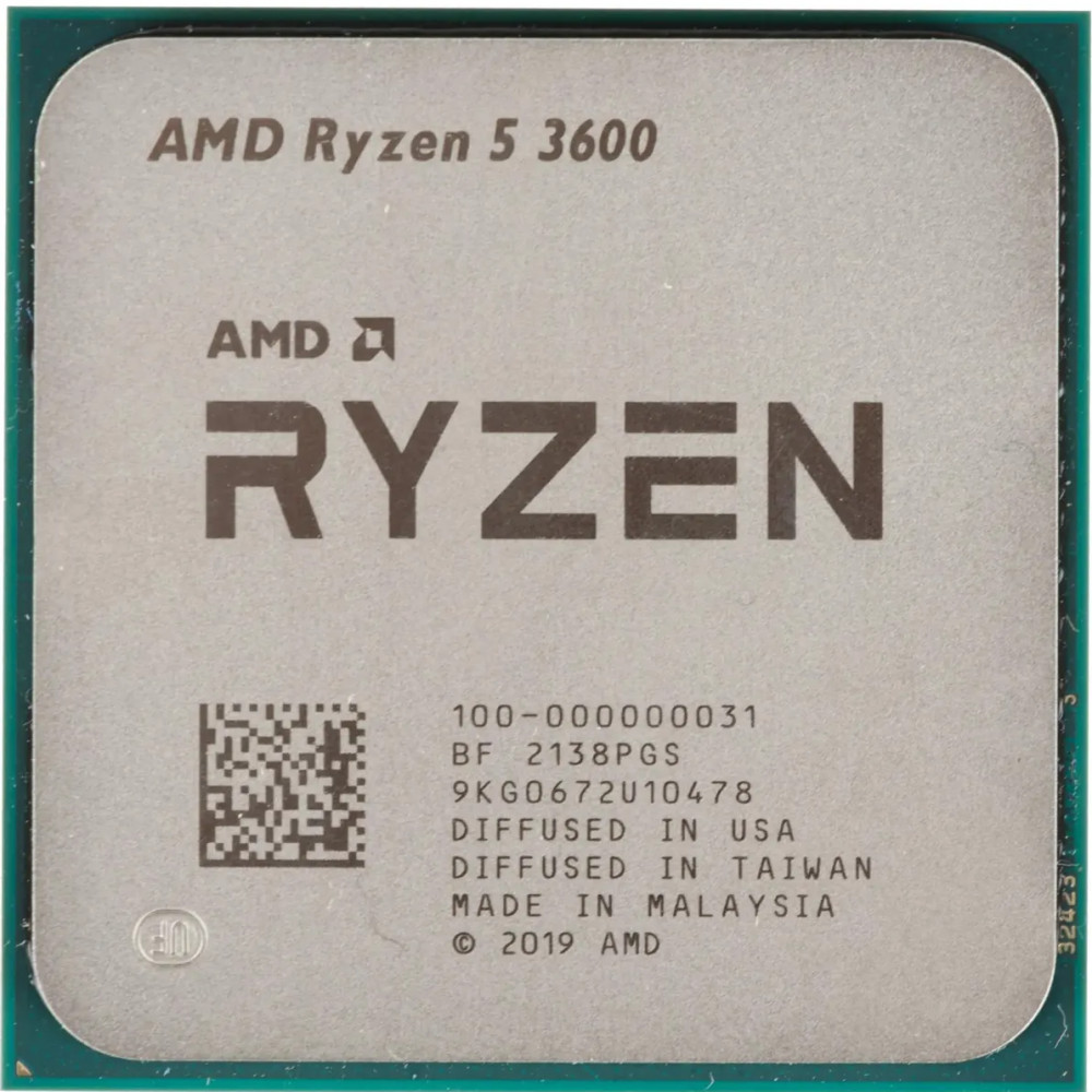 Процессор AMD Ryzen 5 3600 Ryzen 5 3600 OEM Ryzen 5, 6, 3.6, 32, OEM — фото товара