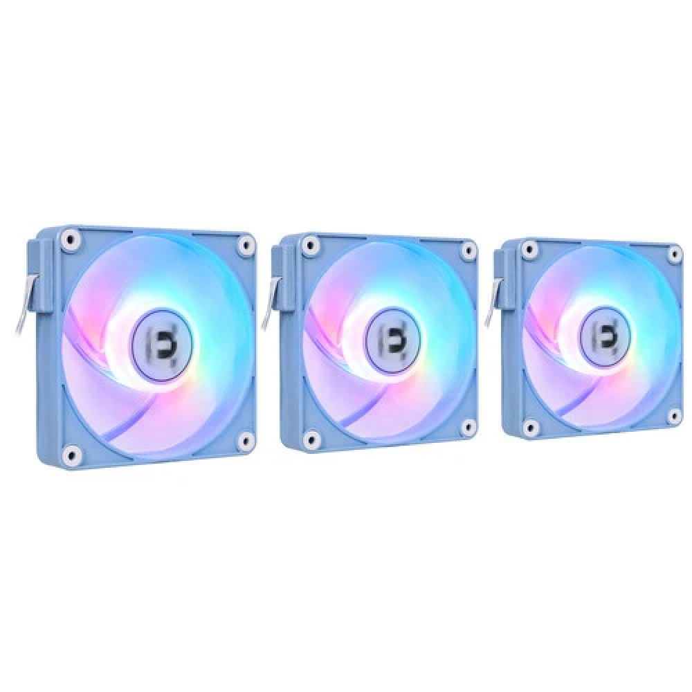 Система охлаждения Thermaltake CT120 EX Reverse ARGB Sync Hydrangea Blue CL-F198-PL12BU-A Для системного блока — фото товара