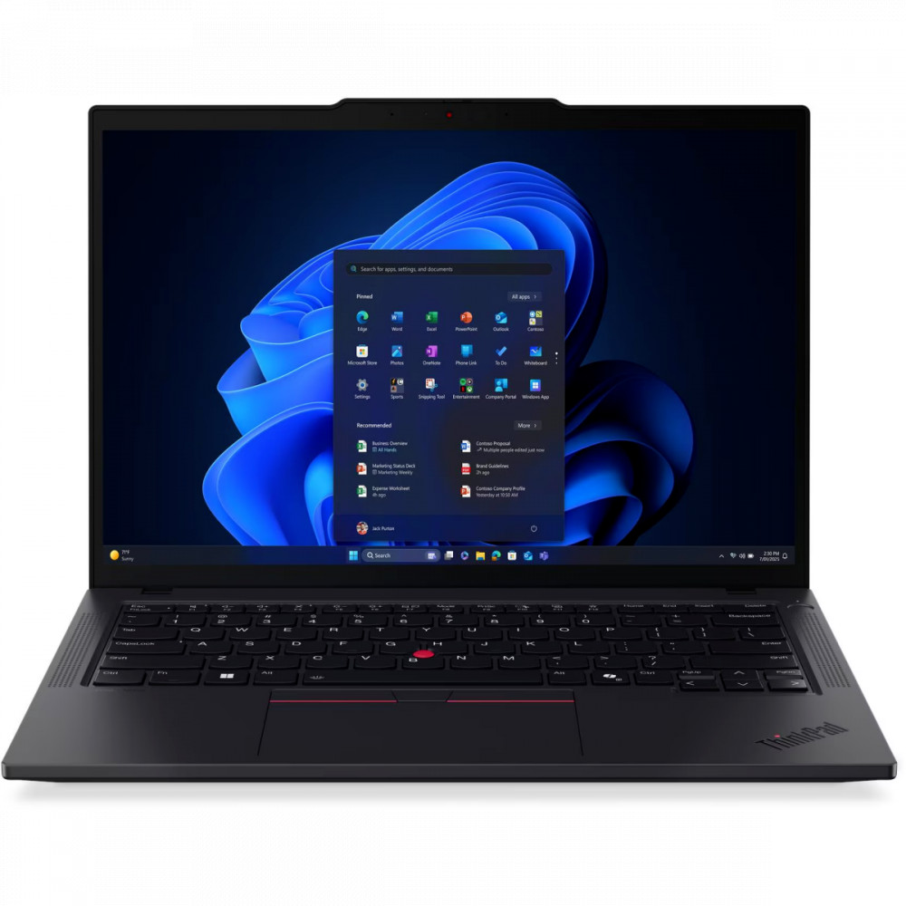Ноутбук Lenovo ThinkPad T14 Gen 6 (Intel) 21QG0059GP 14 ", WUXGA 1920x1200 (16:10), Intel, Core Ultra 7, 32 Гб, 512 ГБ, Intel Graphics, Windows 11 Pro - миниатюра 2