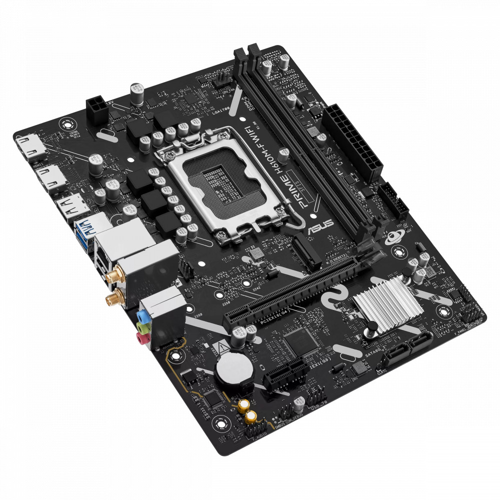 Материнская плата Asus PRIME H610M-F WIFI Micro-ATX, LGA 1700 - миниатюра 2