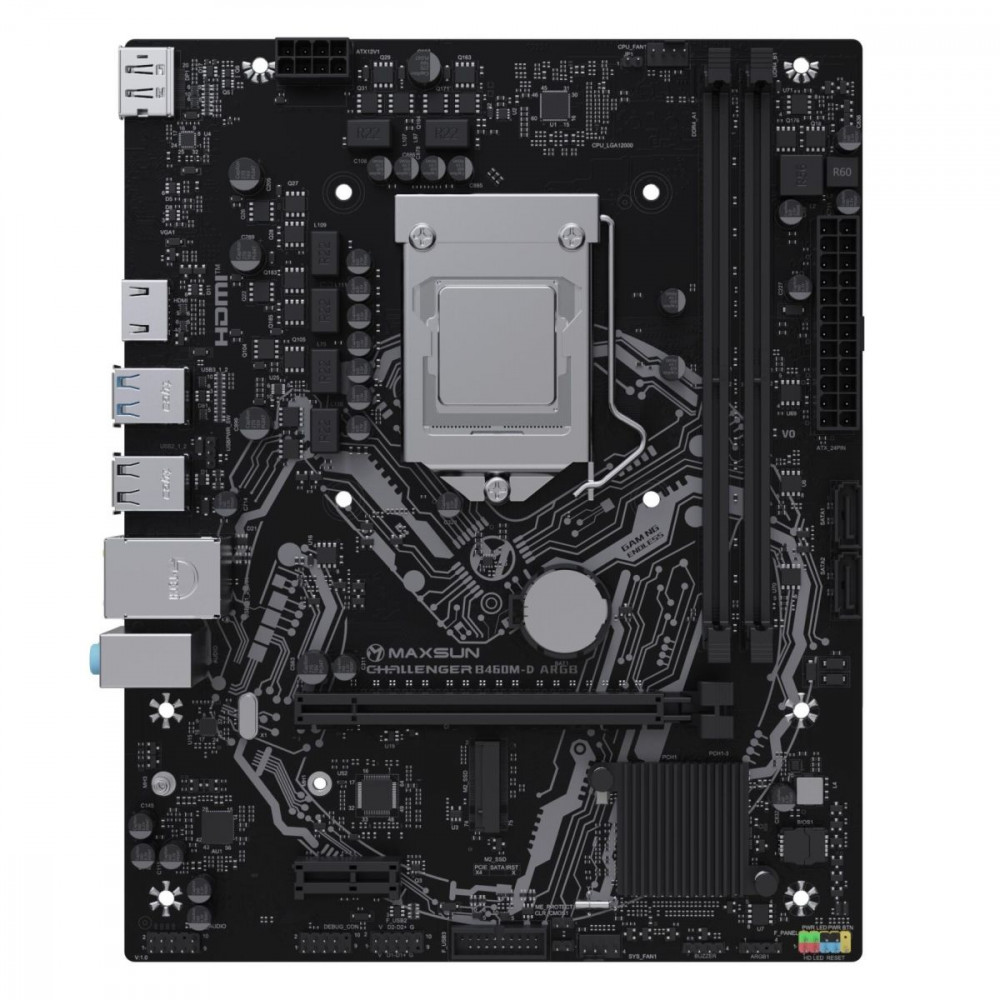 Материнская плата Maxsun MS-Challenger B460M-D ARGB B460 6940709663547 Micro-ATX, LGA 1200 — фото товара