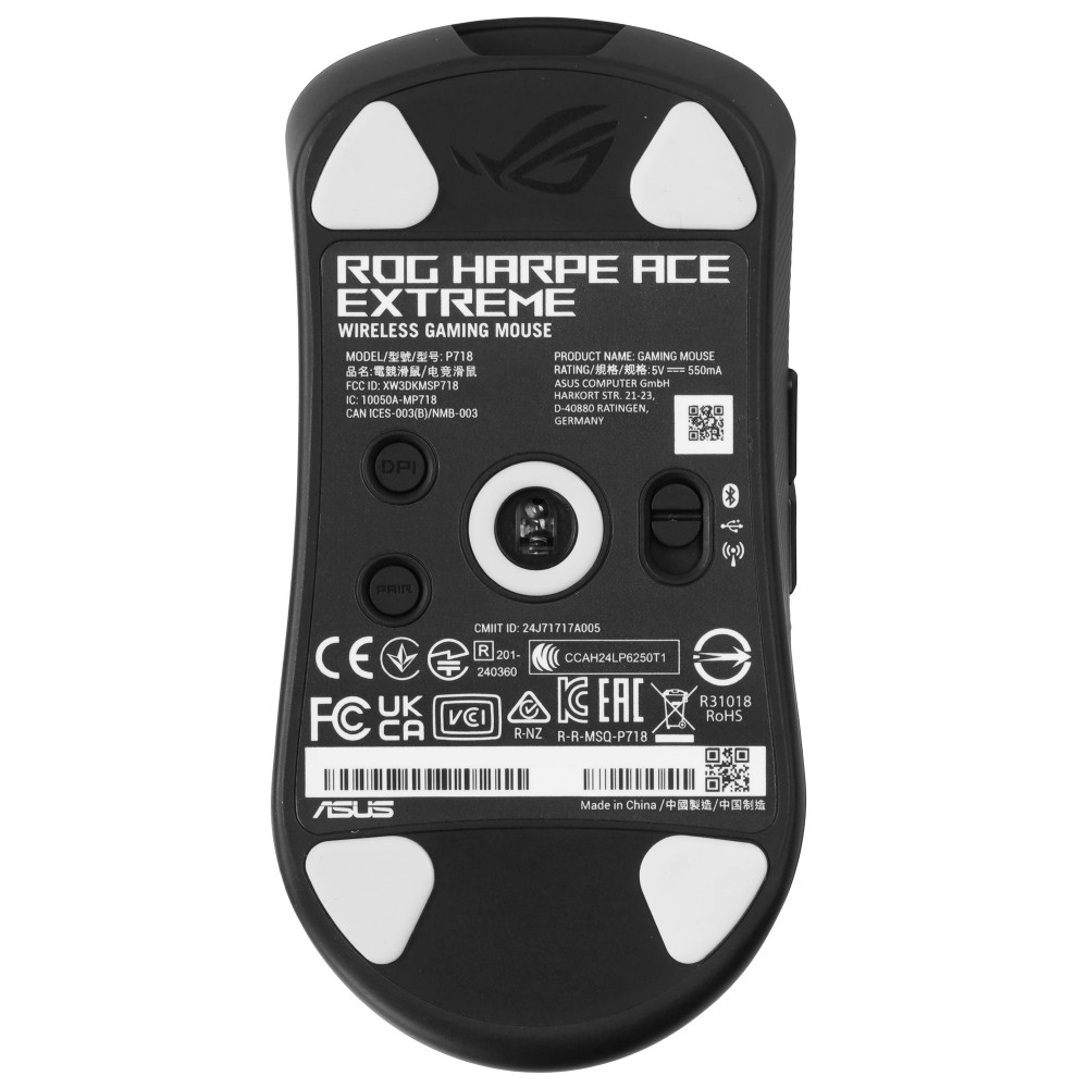 Мышь Asus ROG Harpe Ace Extreme Black 90MP03U0-BMUA00 Игровые, Беспроводная - миниатюра 5