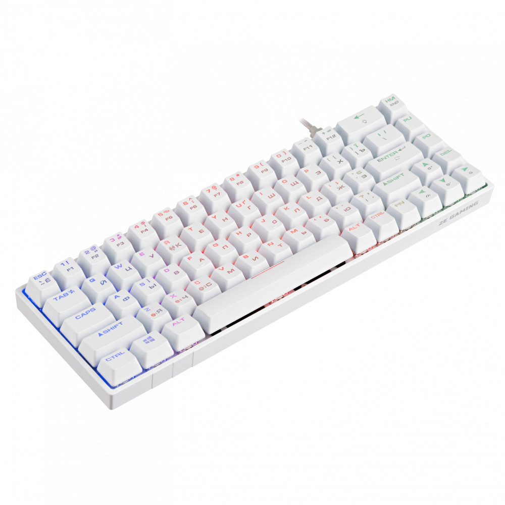 Клавиатура 2E GAMING KG380 RGB 2E-KG380UWT-BL Беспроводная, Bluetooth - миниатюра 2