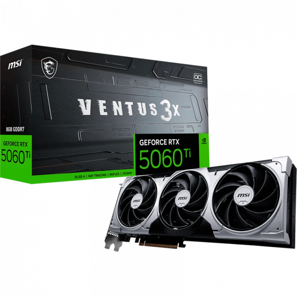 Видеокарта MSI RTX 5060 Ti 8G VENTUS 3X OC 8 ГБ - миниатюра 5