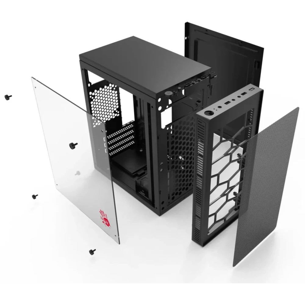 Корпус Bloody BD-CC101 Black BD-CC101-BK Mini-Tower - миниатюра 5