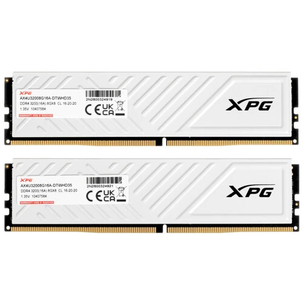 ОЗУ ADATA XPG GAMMIX D35 AX4U32008G16A-DTWHD35 DIMM, DDR4, 16 Гб (2 х 8 Гб), 3200 МГц - миниатюра 2