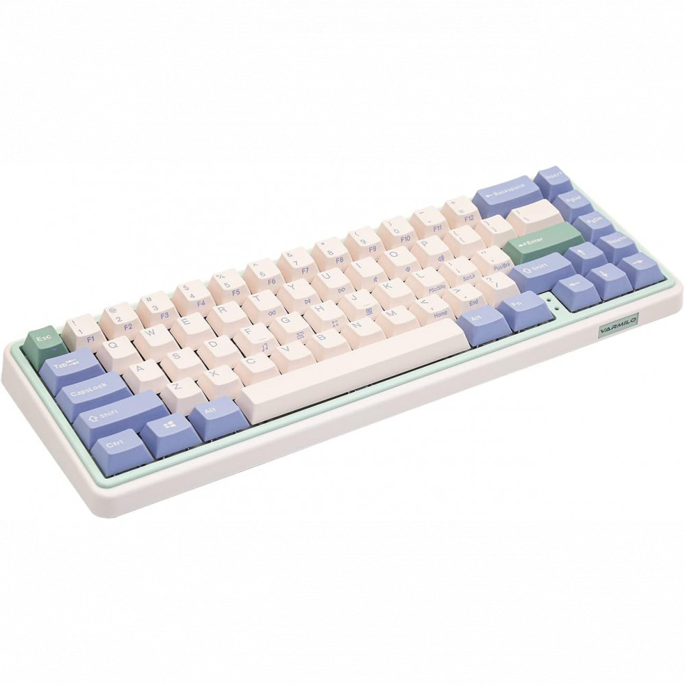 Клавиатура Varmilo Eucalyptus Minilo VXT67 A42A046F6A5A01A039 Беспроводная, Bluetooth — фото товара