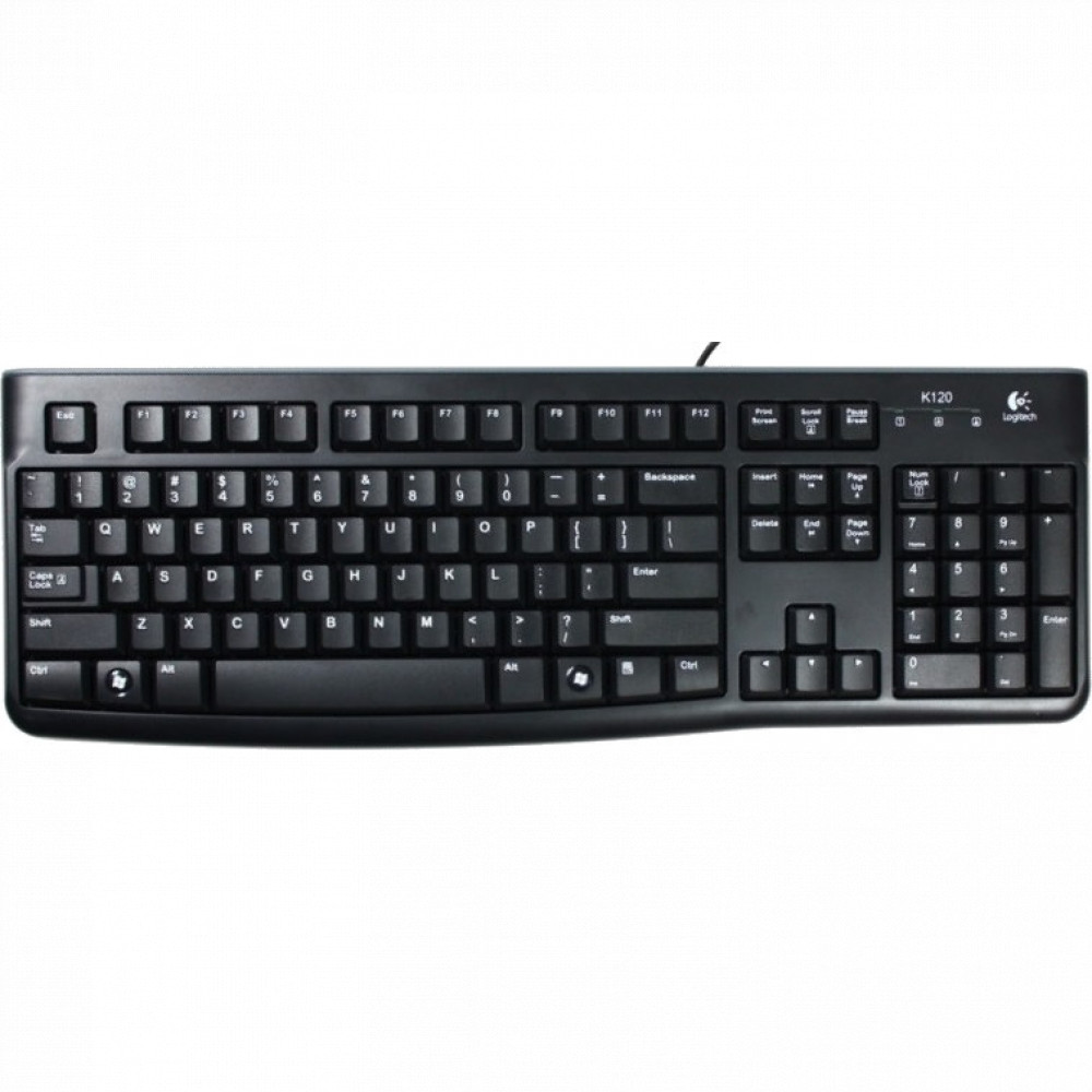Клавиатура Logitech K120 920-002506 Проводная, USB - миниатюра 2