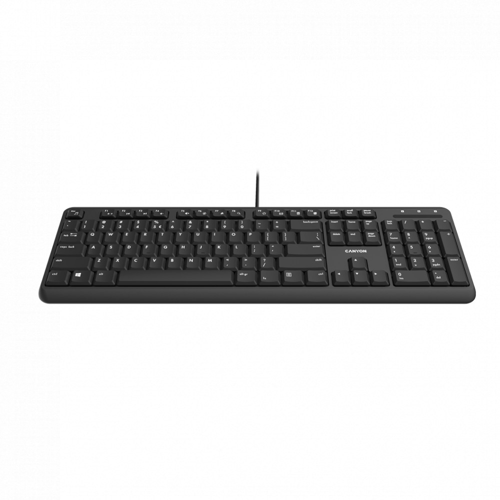 Клавиатура Canyon CNS-HKB02-RU Проводная, USB - миниатюра 2