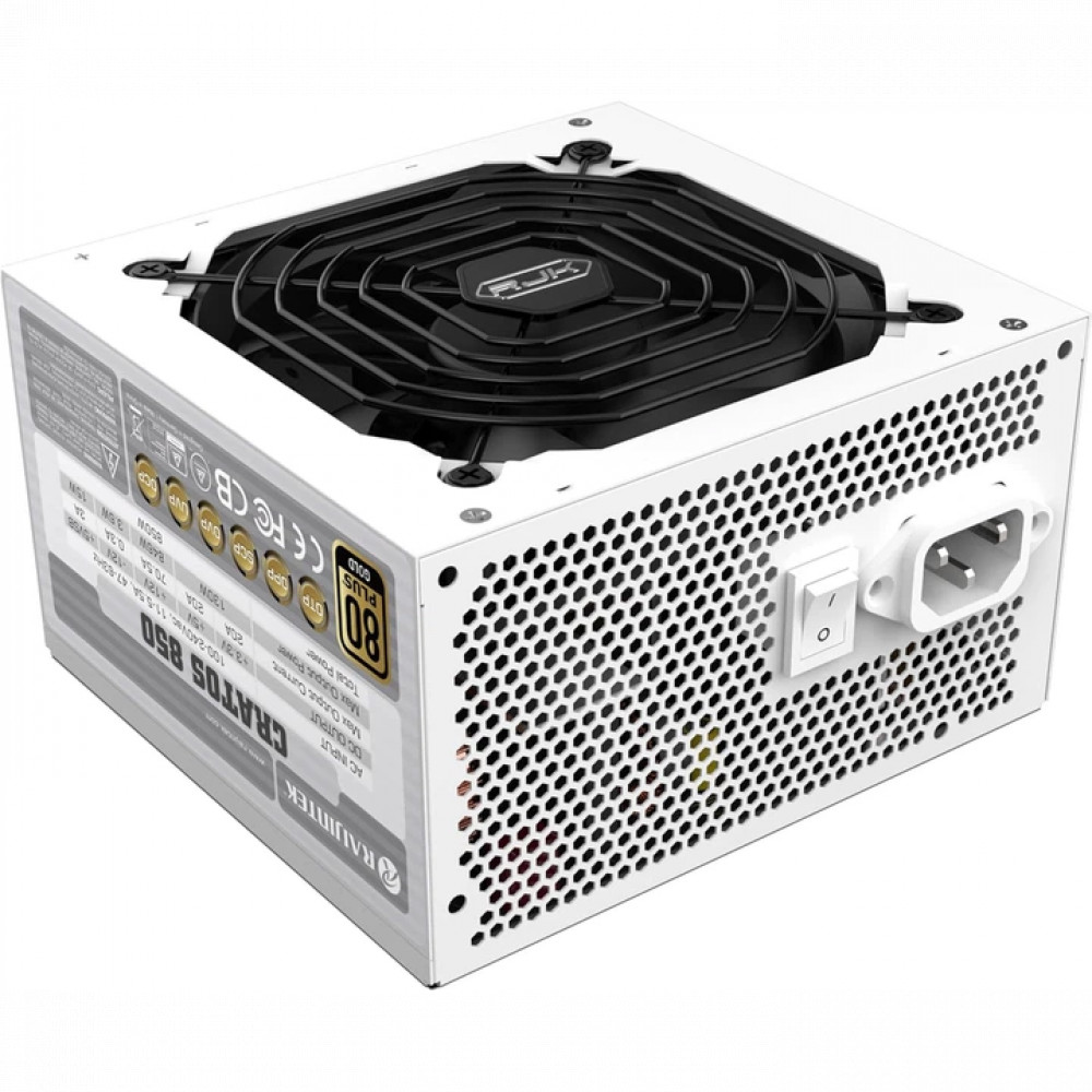 Блок питания Raijintek CRATOS, 80+ Gold, white 0R30B00008 850 Вт - миниатюра 2