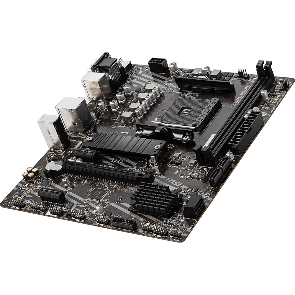 Материнская плата MSI A520M PRO Micro-ATX, AMD AM4 - миниатюра 4