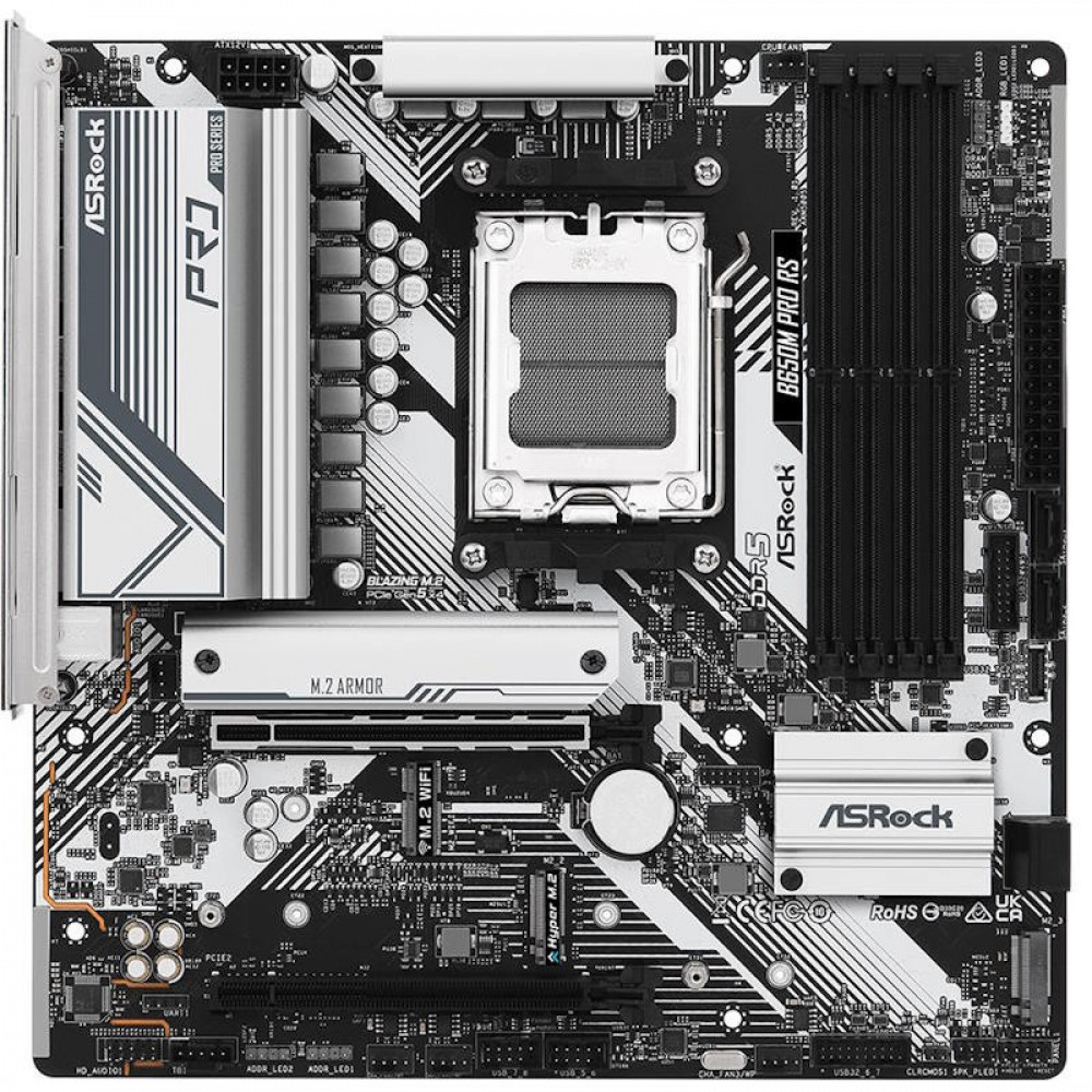 Материнская плата ASRock B650M PRO RS Micro-ATX, AMD AM5 - миниатюра 3