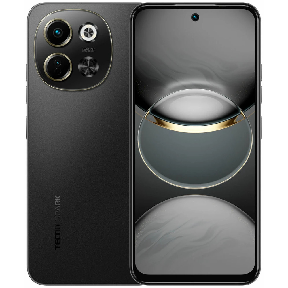 Смартфон TECNO Spark 30 5G 6/128Gb Midnight Shadow kl8 128+6 midnight shadow 128 Гб, 6 Гб — фото товара