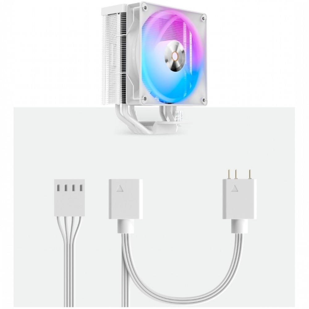 Система охлаждения Ocypus Delta A40 WH ARGB White Delta-A40-WH1NAWN00X-GL Для процессора - миниатюра 3