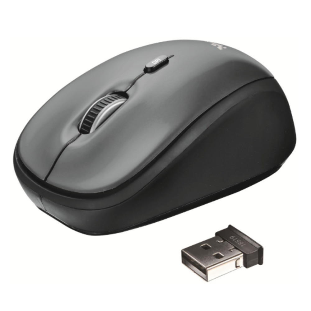 Мышь Trust Yvi Mini Black Бюджетные, Беспроводная - миниатюра 2
