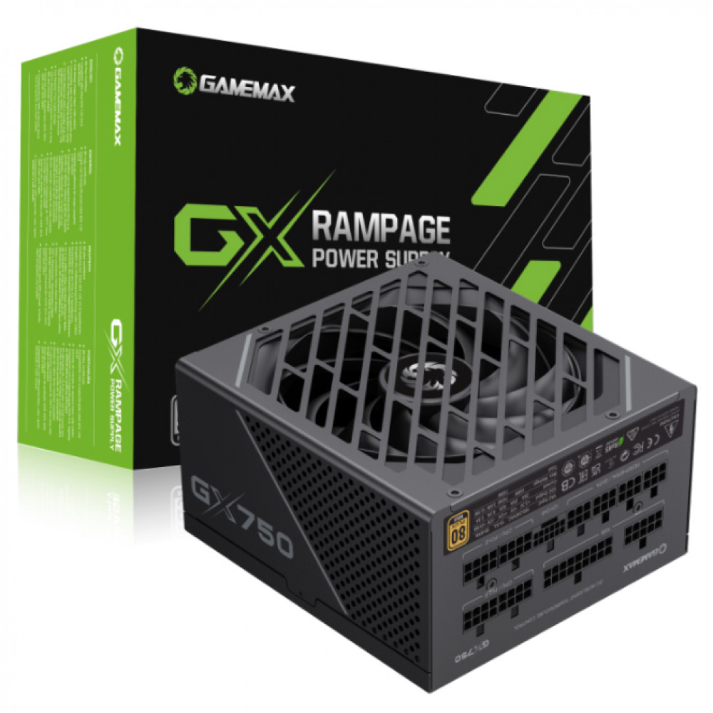 Блок питания GameMax GX-750 PRO BK GX750 PRO BLACK 750 Вт - миниатюра 3
