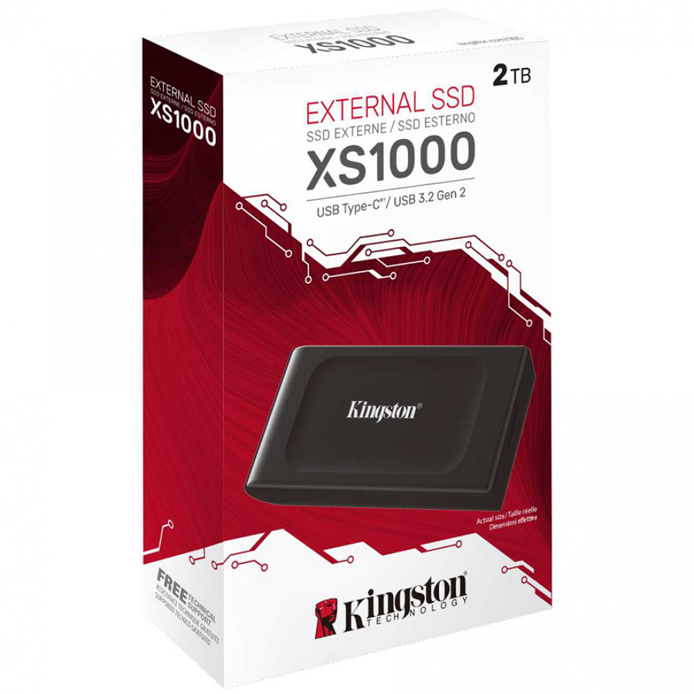 Внешние накопители Kingston XS1000 SXS1000/2000G 2 ТБ - миниатюра 3