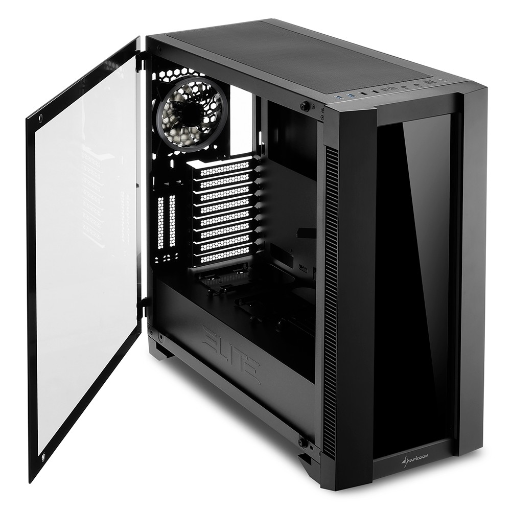 Корпус Sharkoon ELITE SHARK CA200G Mid-Tower - миниатюра 5