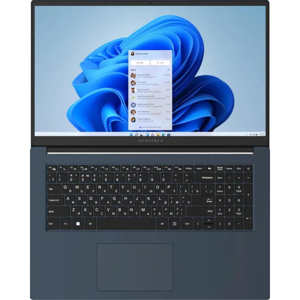 Ноутбук Maibenben M17A-R574UM M17A-R574UM0G3RHU4EB0 17.3 ", FHD 1920x1080 (16:9), AMD, Ryzen 5, 16 Гб, 1 ТБ, AMD Radeon, Windows 11 Home - миниатюра 2
