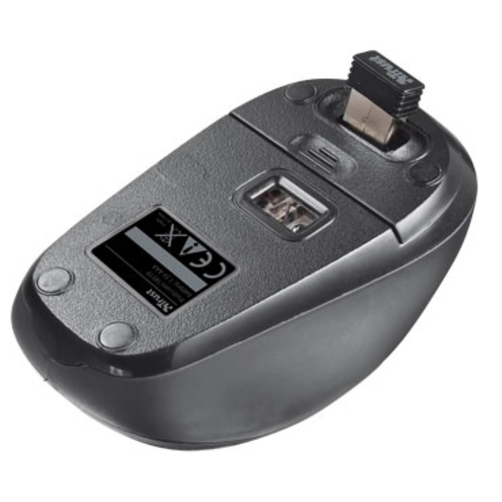 Мышь Trust Yvi Mini Black Бюджетные, Беспроводная - миниатюра 3
