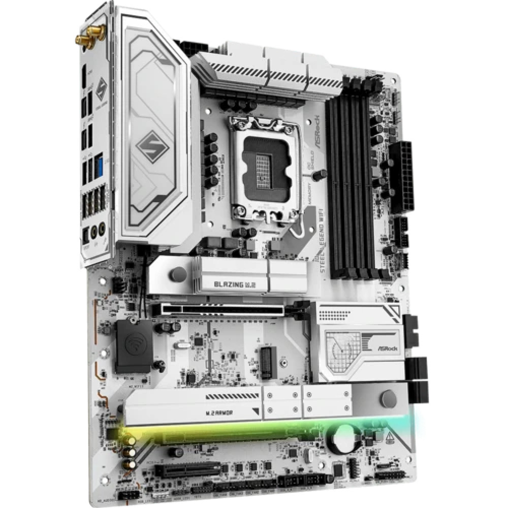 Материнская плата ASRock Z890 STEEL LEGEND WIFI ATX, LGA 1851 - миниатюра 2