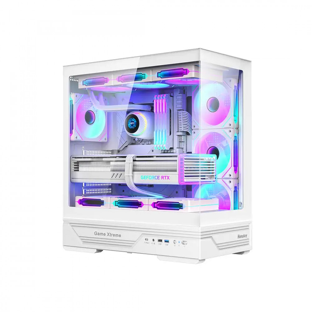 Корпус Huntkey GX760A White Mid-Tower - миниатюра 2