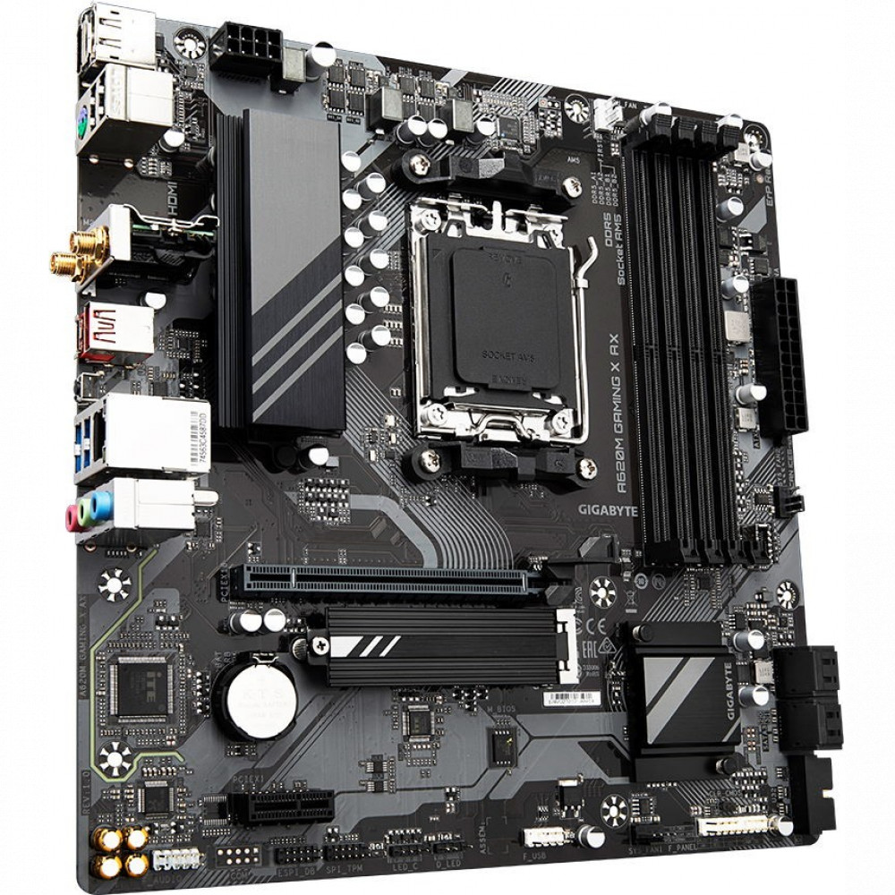 Материнская плата Gigabyte A620M GAMING X AX Micro-ATX, AMD AM5 — фото товара