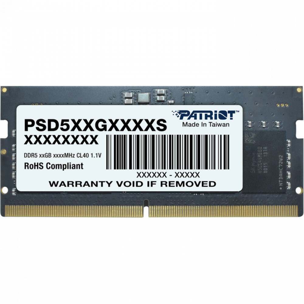 ОЗУ Patriot PSD532G56002S DIMM, DDR5, 32 Гб (2 х 16 Гб), 5600 МГц — фото товара