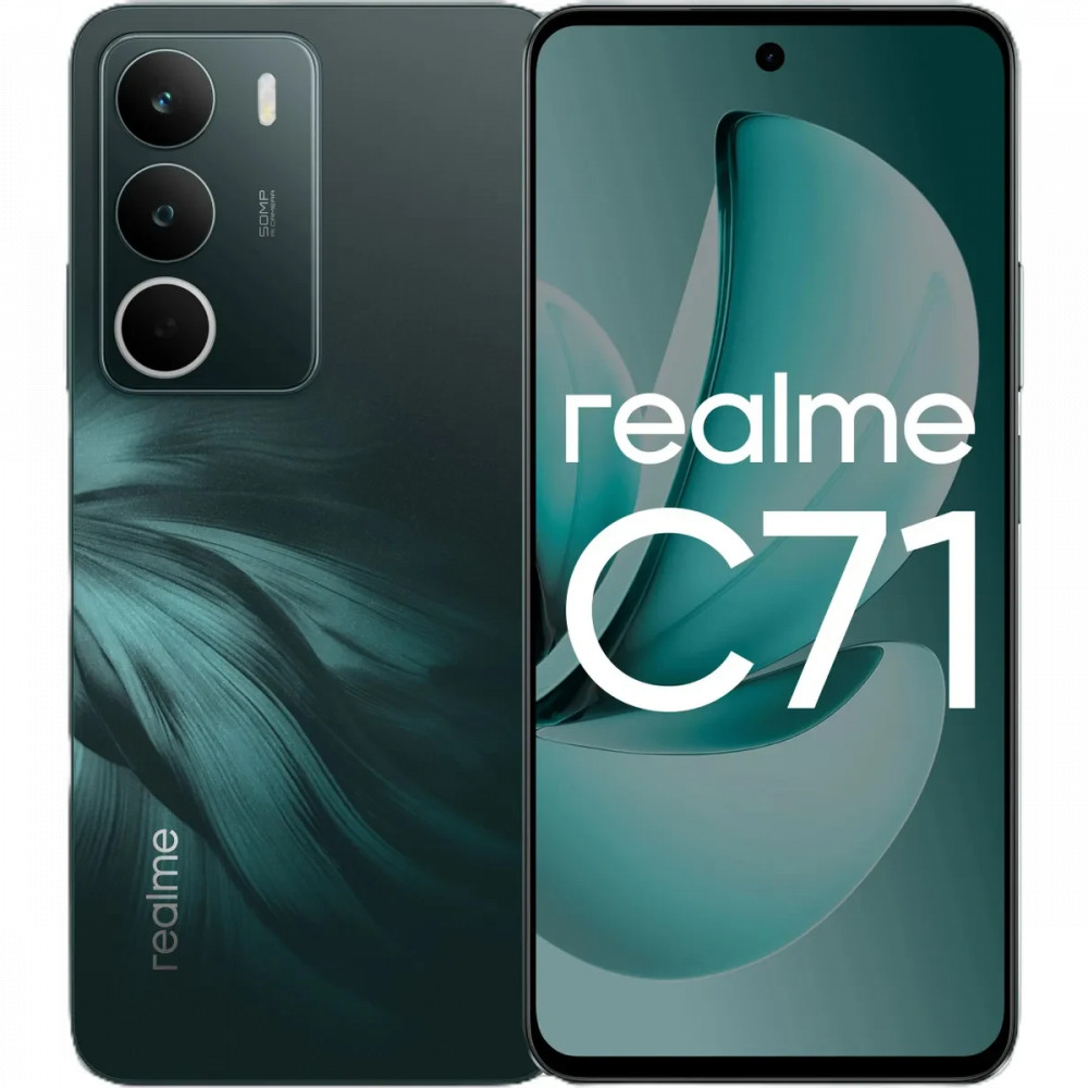Смартфон REALME C71 6/128Gb Forest Owl (RMX5303) 6941764467088 128 Гб, 6 Гб — фото товара