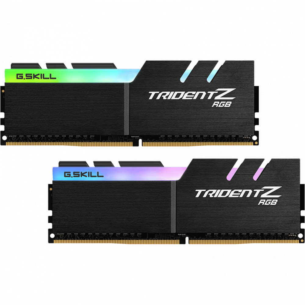 ОЗУ G.Skill Trident Z RGB 64GB F4-3200C16D-64GTZR DIMM, DDR4, 64 Гб (2 х 32 Гб), 3200 МГц - миниатюра 2