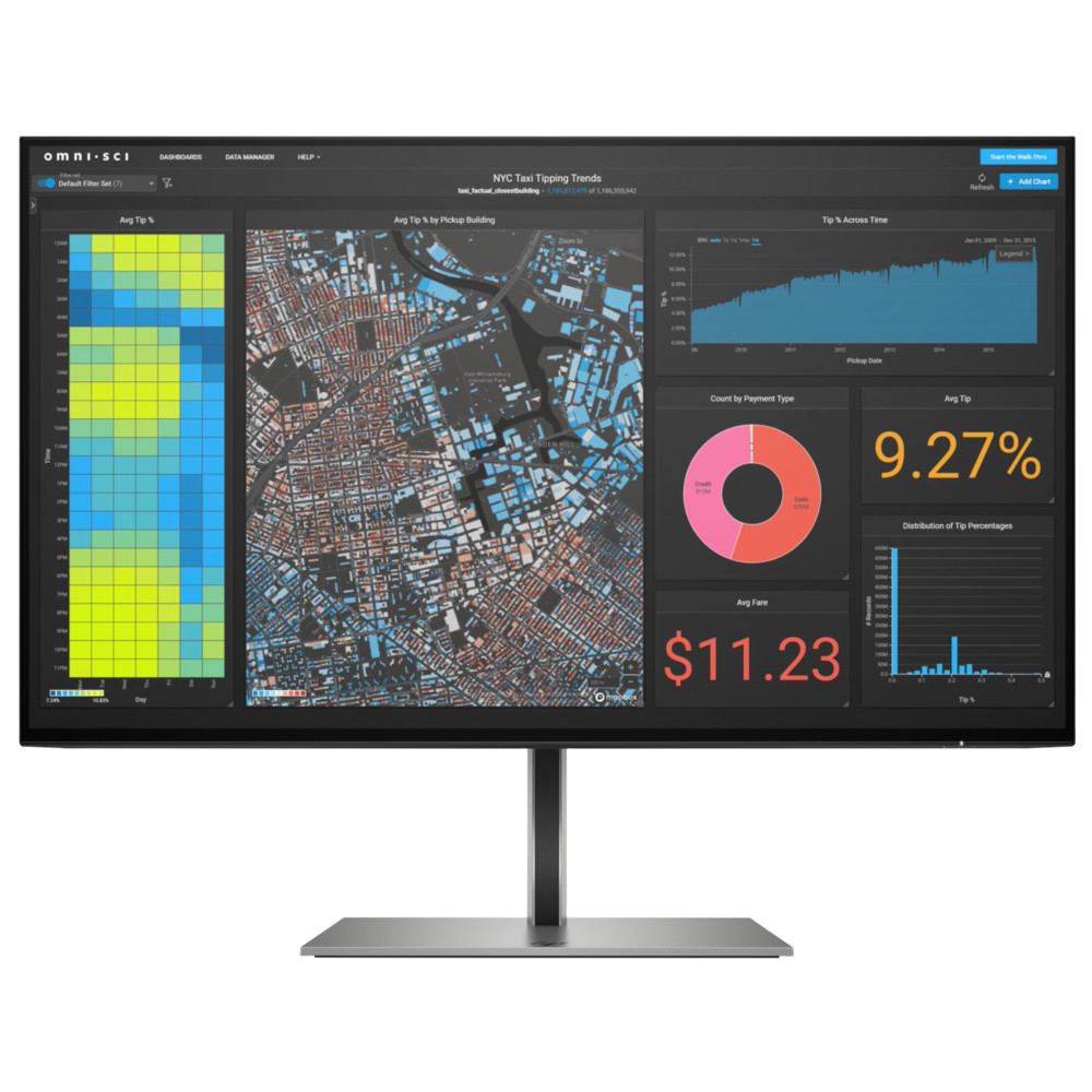 Монитор HP Z24f G3 3G828AA 23.8 ", IPS, Full HD 1920x1080 (16:9), 60 Гц — фото товара
