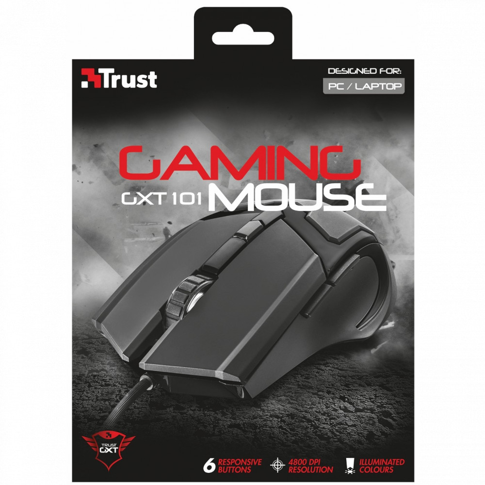 Мышь Trust GXT 101 21044 Игровые, Проводная - миниатюра 4