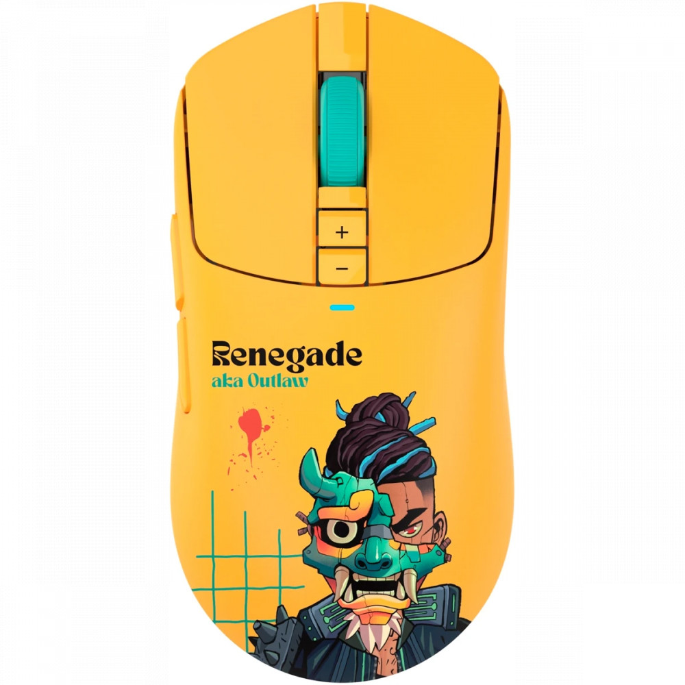 Мышь Bloody R72 Ultra Duo Renegade Yellow R72 ULTRA DUO RENEGADE Игровые, Беспроводная — фото товара
