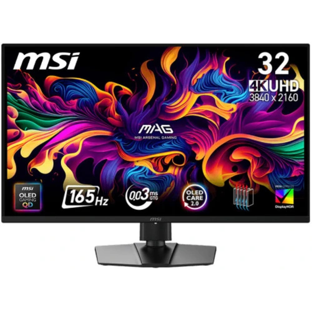 Монитор MSI MAG 322UP 9S6-3DD29A-048 31.5 ", QD-OLED, 4K UHD 3840x2160 (16:9), 165 Гц — фото товара