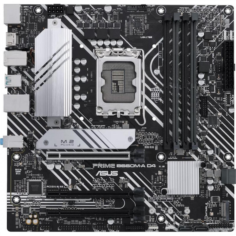 Материнская плата Asus PRIME B660M-A D4-CSM Micro-ATX, LGA 1700 - миниатюра 2